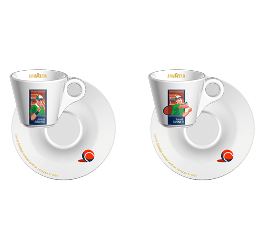 Espresso set Jannik Sinner - Gold edition Clay