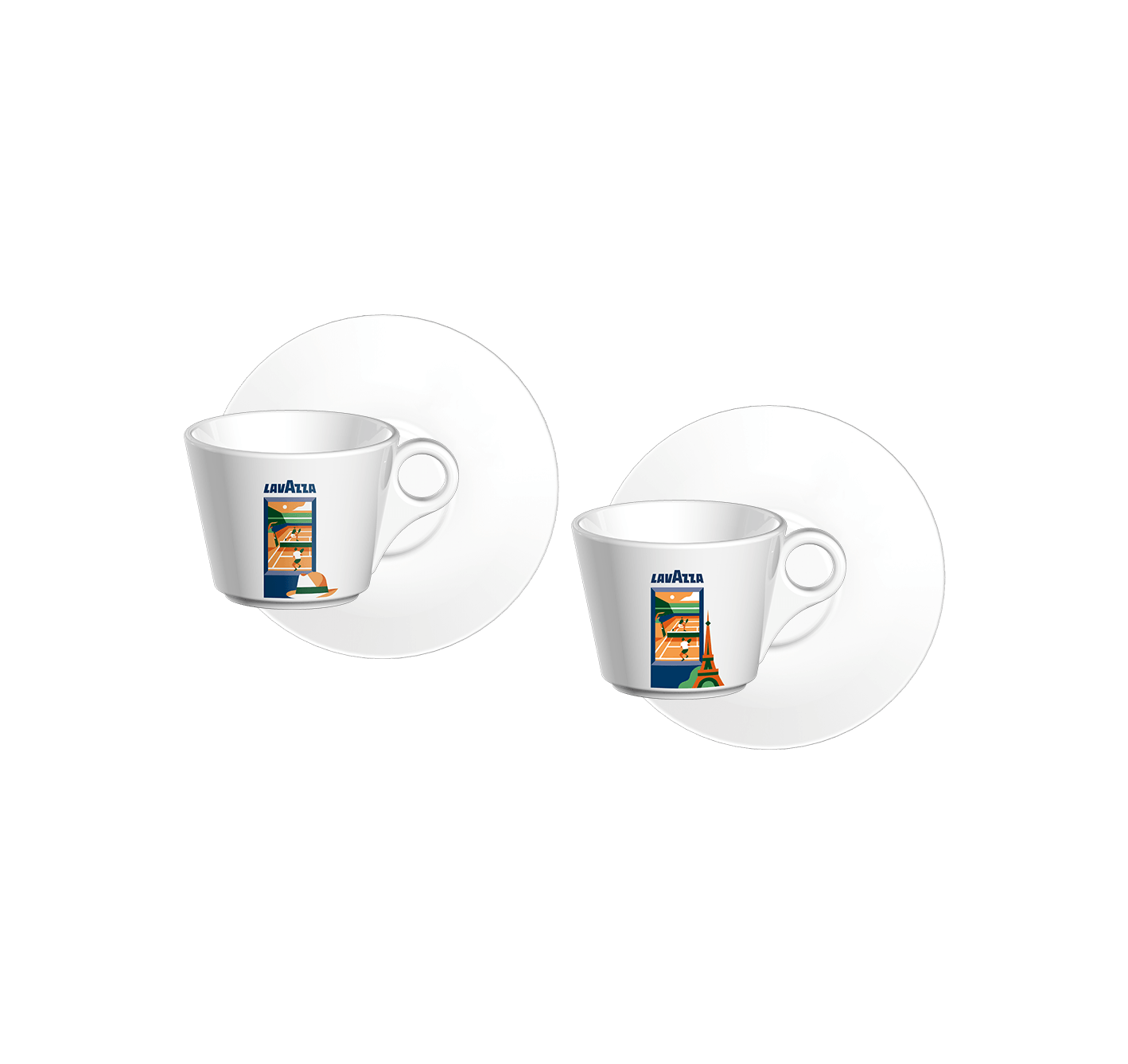 CAPPUCCINO SET ROLAND-GARROS